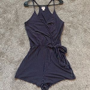 Navy summer romper